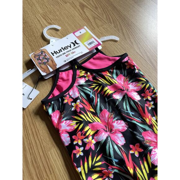 Girls' Hurley Swimsuit, 4 - Picture 4 of 4